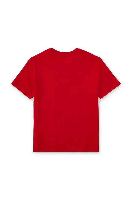Detské bavlnené tričko Polo Ralph Lauren červená