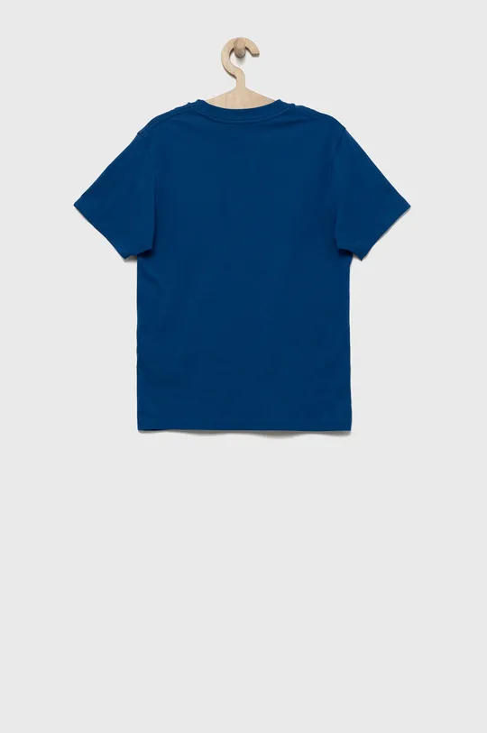 Παιδικό βαμβακερό μπλουζάκι Vans μπλε