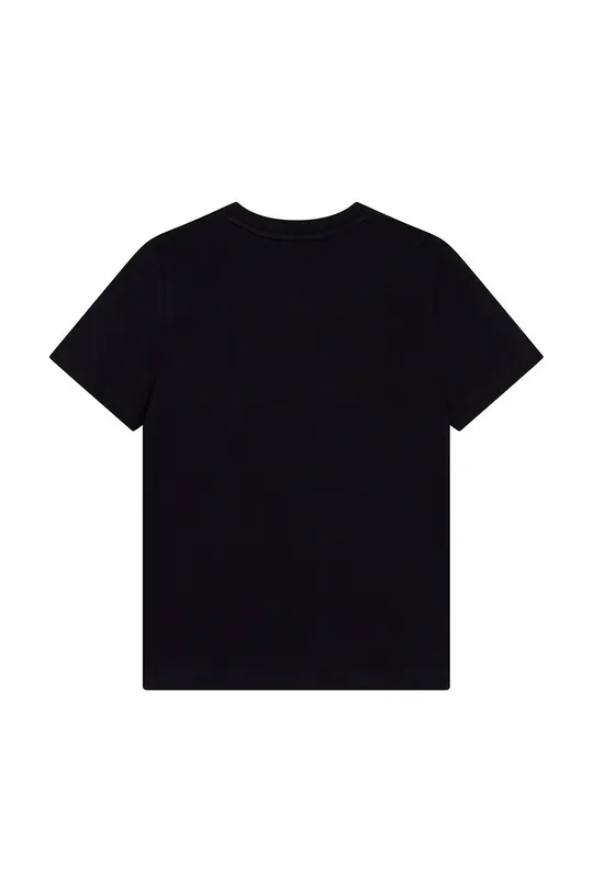 Otroška bombažna kratka majica Dkny črna