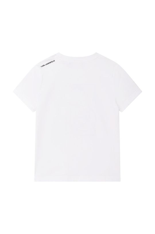 Dětské bavlněné tričko Karl Lagerfeld bílá