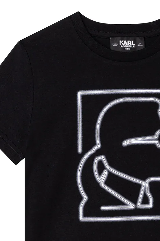 Дитяча бавовняна футболка Karl Lagerfeld  100% Бавовна