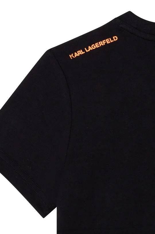 Karl Lagerfeld t-shirt bawełniany dziecięcy Chłopięcy
