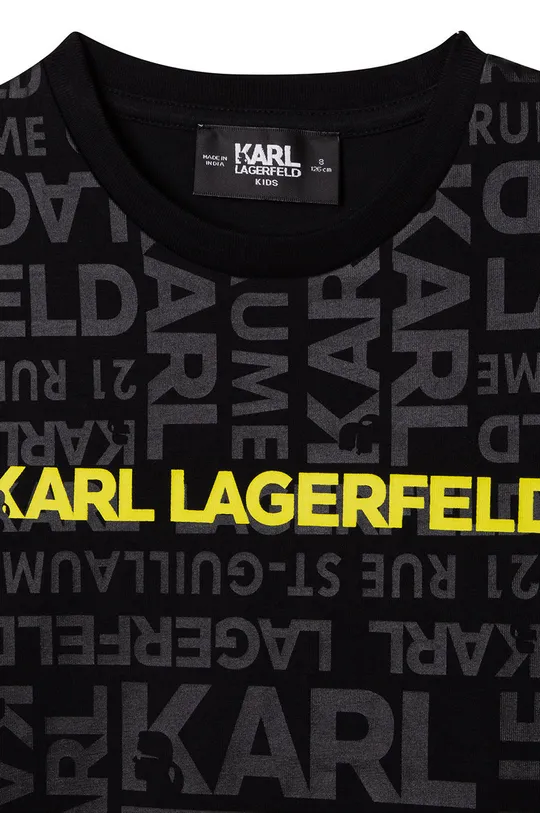 Дитяча бавовняна футболка Karl Lagerfeld  100% Бавовна