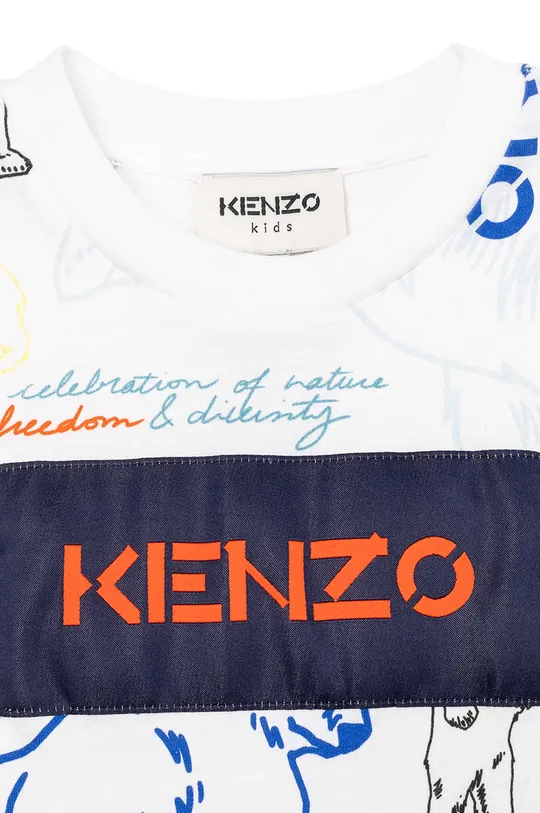 Παιδικό μπλουζάκι Kenzo Kids  57% Βαμβάκι, 37% Modal, 6% Σπαντέξ