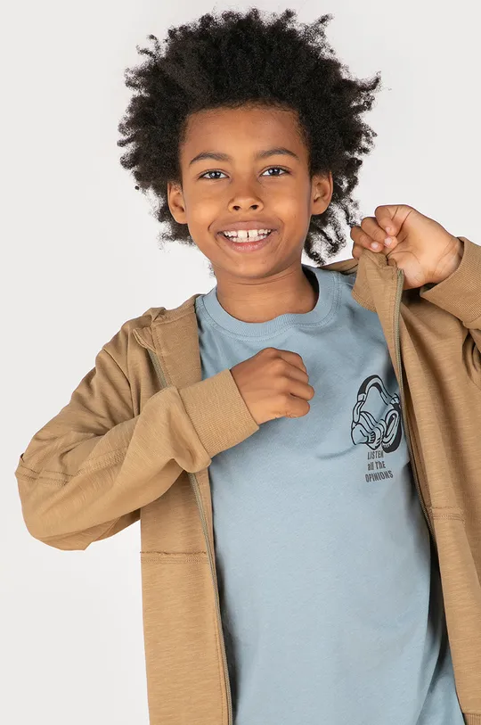 τιρκουάζ Παιδικό βαμβακερό μπλουζάκι Coccodrillo Για αγόρια