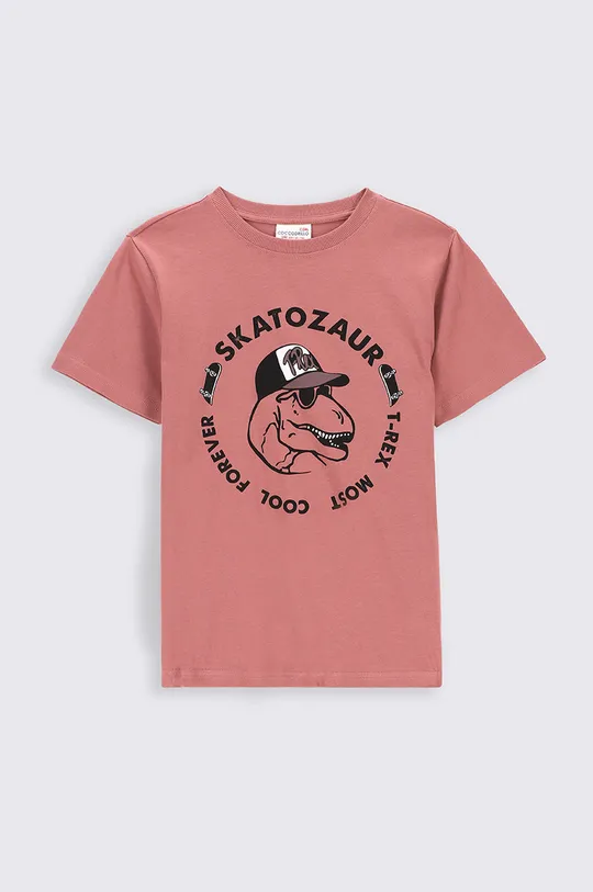 ροζ Παιδικό βαμβακερό μπλουζάκι Coccodrillo Για αγόρια