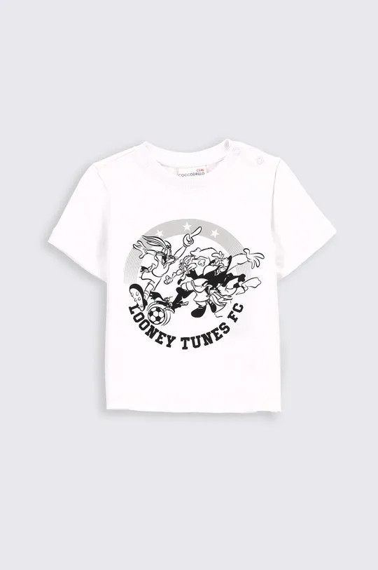 λευκό Παιδικό βαμβακερό μπλουζάκι Coccodrillo Για αγόρια