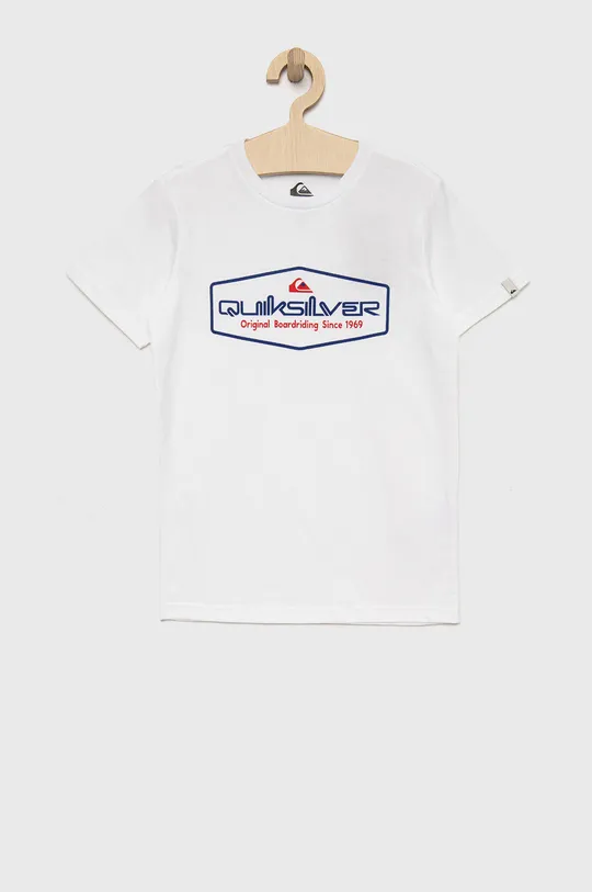 λευκό Παιδικό βαμβακερό μπλουζάκι Quiksilver Για αγόρια