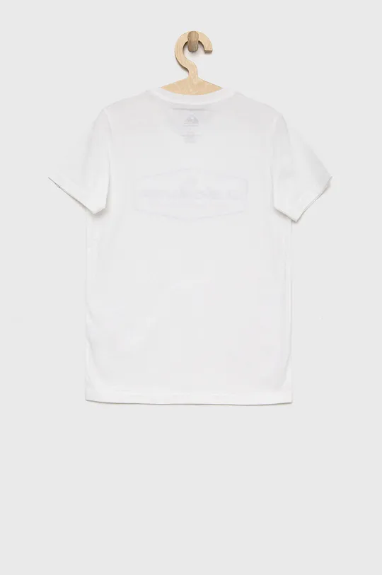Παιδικό βαμβακερό μπλουζάκι Quiksilver λευκό