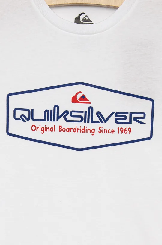 Παιδικό βαμβακερό μπλουζάκι Quiksilver  100% Βαμβάκι