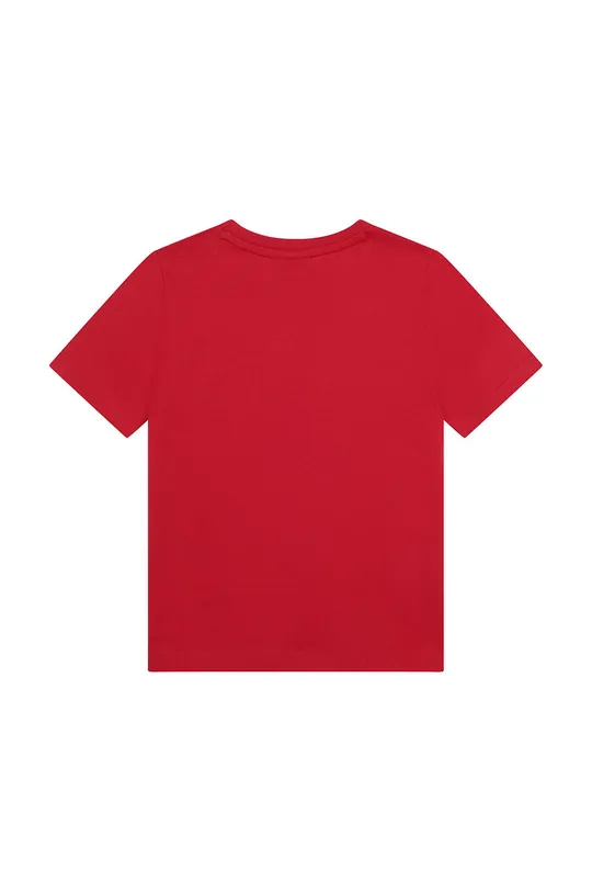 Detské bavlnené tričko BOSS červená