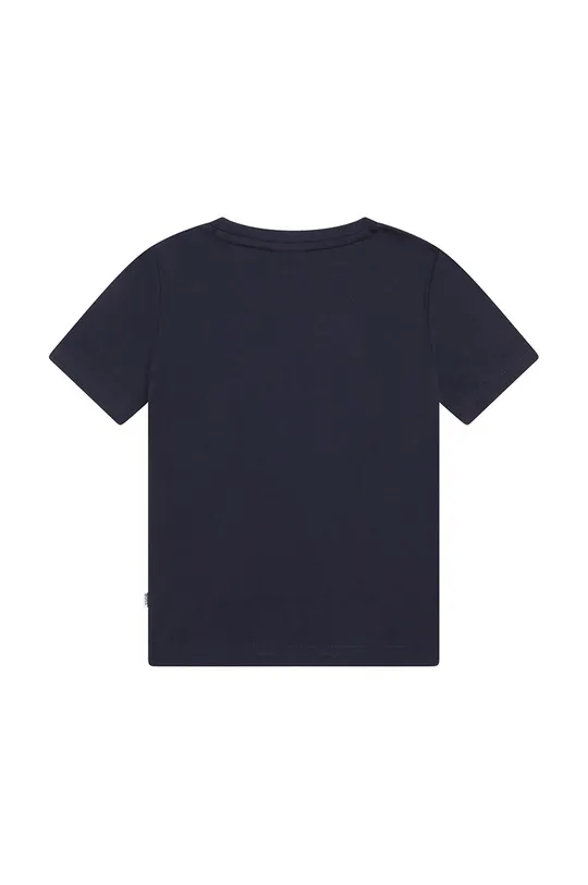 Παιδικό βαμβακερό μπλουζάκι BOSS σκούρο μπλε