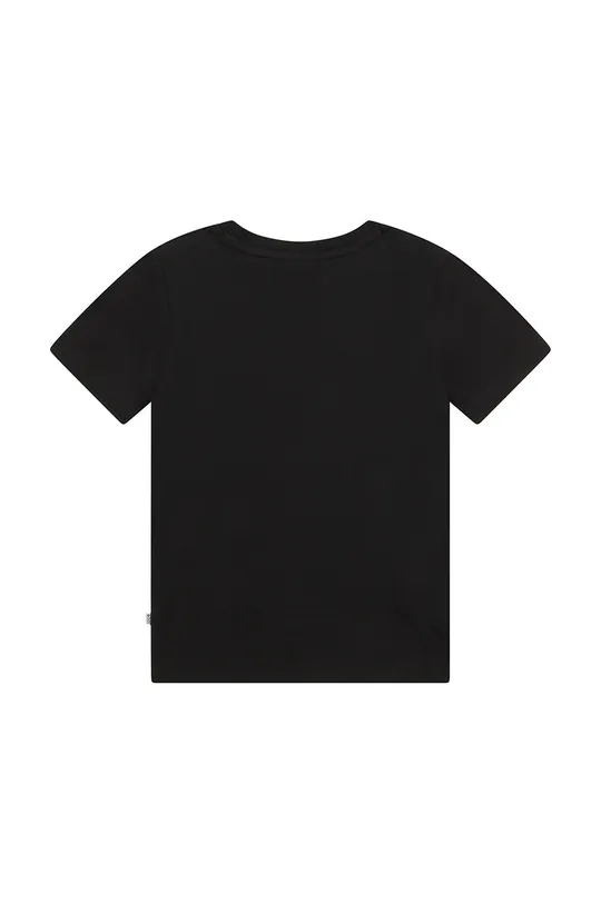 BOSS t-shirt bawełniany dziecięcy czarny