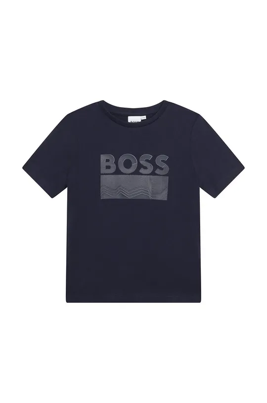 σκούρο μπλε Παιδικό μπλουζάκι BOSS Για αγόρια