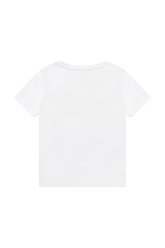 Παιδικό βαμβακερό μπλουζάκι BOSS λευκό