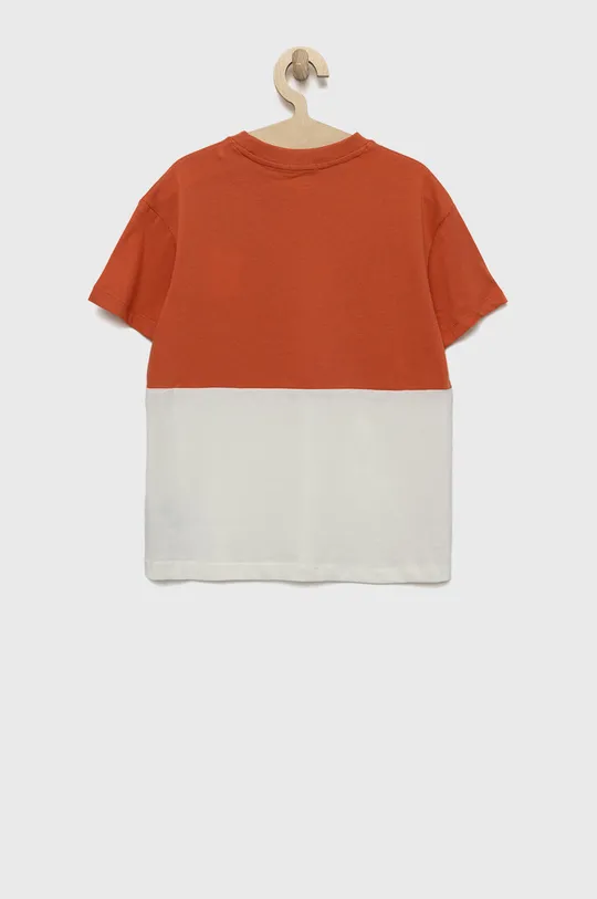 Παιδικό βαμβακερό μπλουζάκι Tom Tailor πορτοκαλί