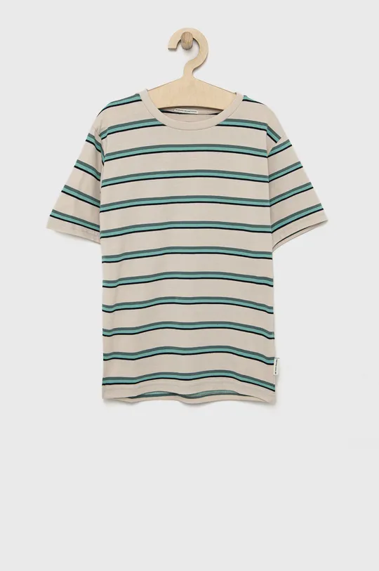 turkusowy Tom Tailor t-shirt bawełniany dziecięcy Chłopięcy