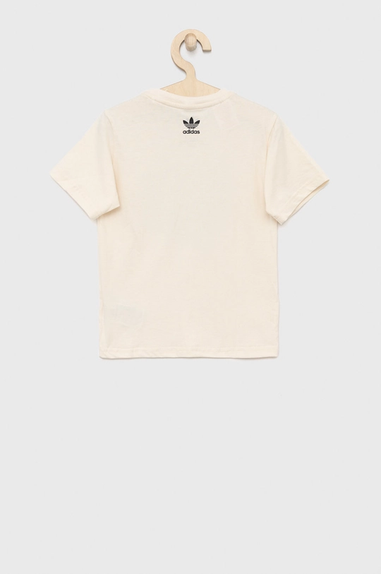 adidas Originals t-shirt bawełniany dziecięcy beżowy