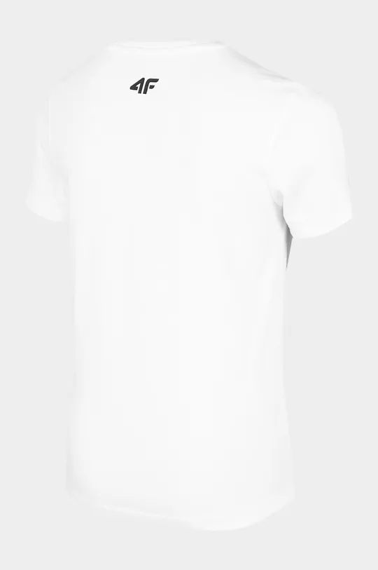 белый Детская хлопковая футболка 4F