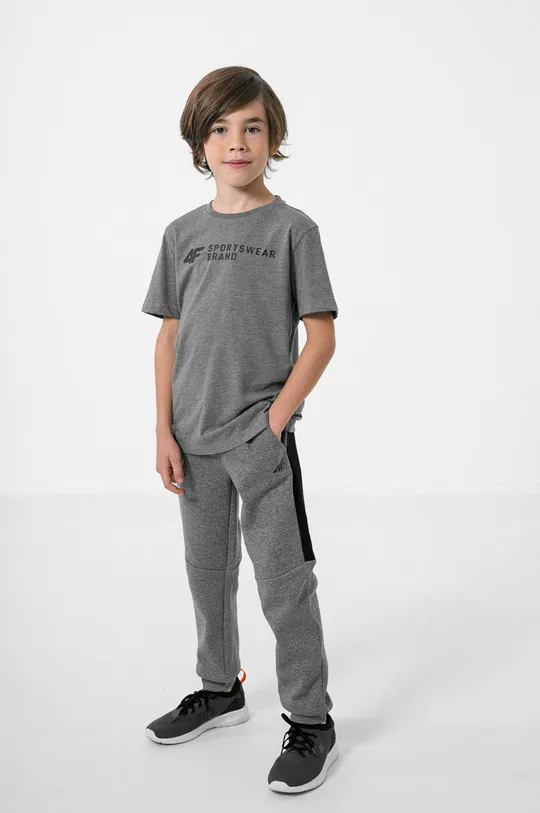Otroška kratka majica 4F siva