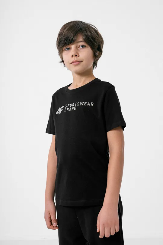 čierna Detské tričko 4F Chlapčenský