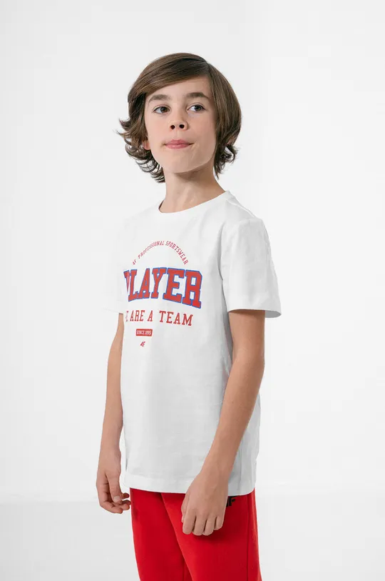 білий Дитяча футболка 4F Для хлопчиків