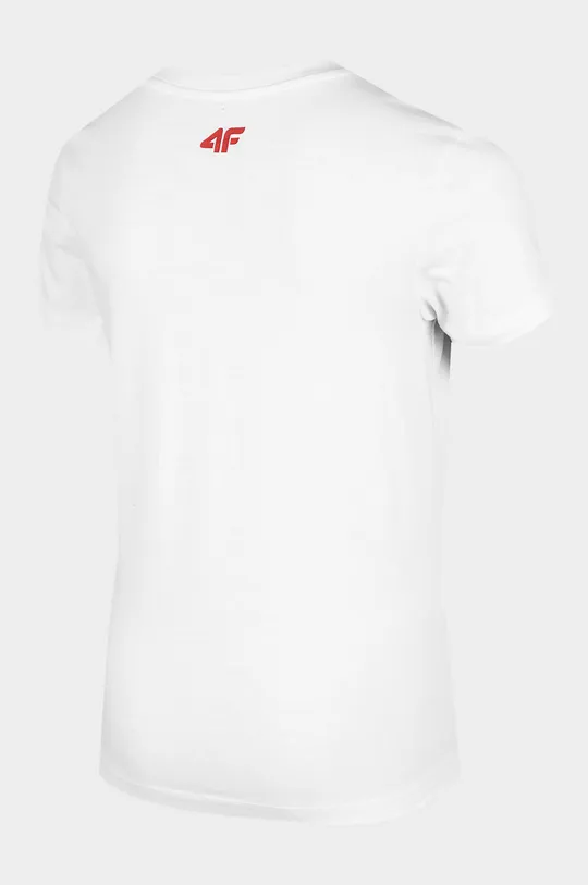 biały 4F t-shirt dziecięcy
