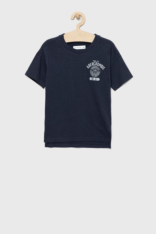 jasny niebieski Abercrombie & Fitch t-shirt bawełniany dziecięcy Chłopięcy
