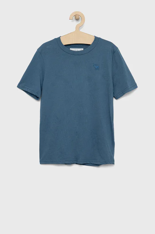 niebieski Abercrombie & Fitch t-shirt dziecięcy Chłopięcy