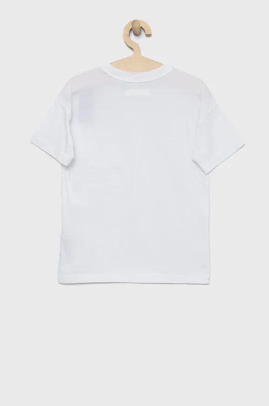 Otroška bombažna kratka majica Abercrombie & Fitch bela