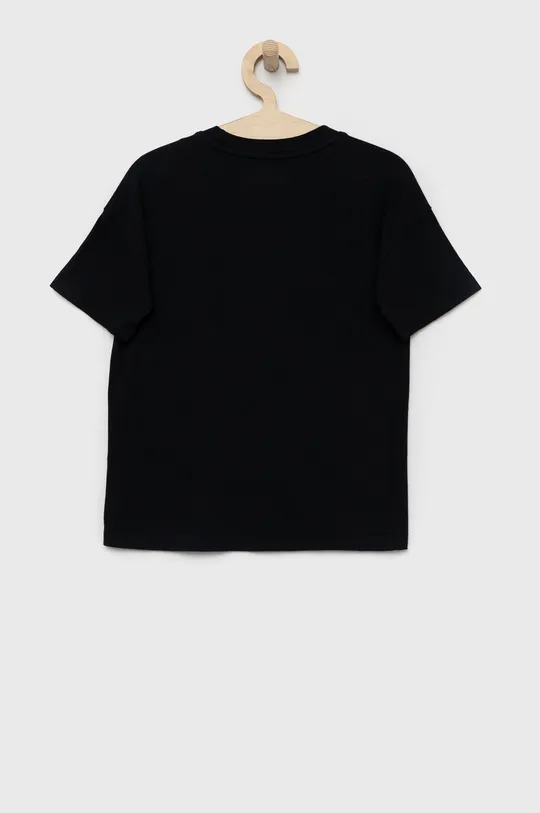 Παιδικό βαμβακερό μπλουζάκι Abercrombie & Fitch μαύρο