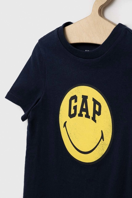 Παιδικό βαμβακερό μπλουζάκι GAP x Smiley  100% Βαμβάκι