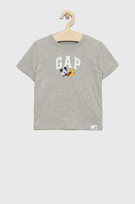 γκρί Παιδικό βαμβακερό μπλουζάκι GAP X Disney Για αγόρια
