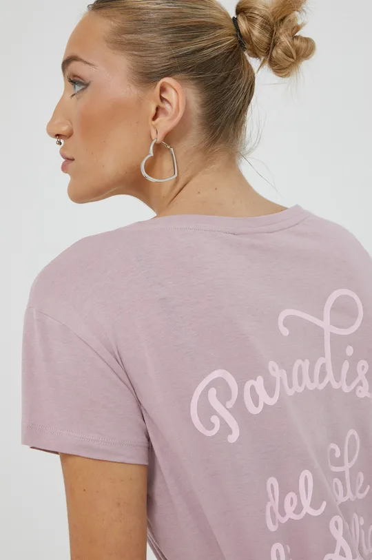 ροζ Βαμβακερό μπλουζάκι JDY Γυναικεία