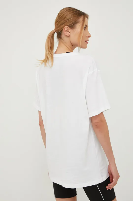 λευκό Βαμβακερό μπλουζάκι DKNY