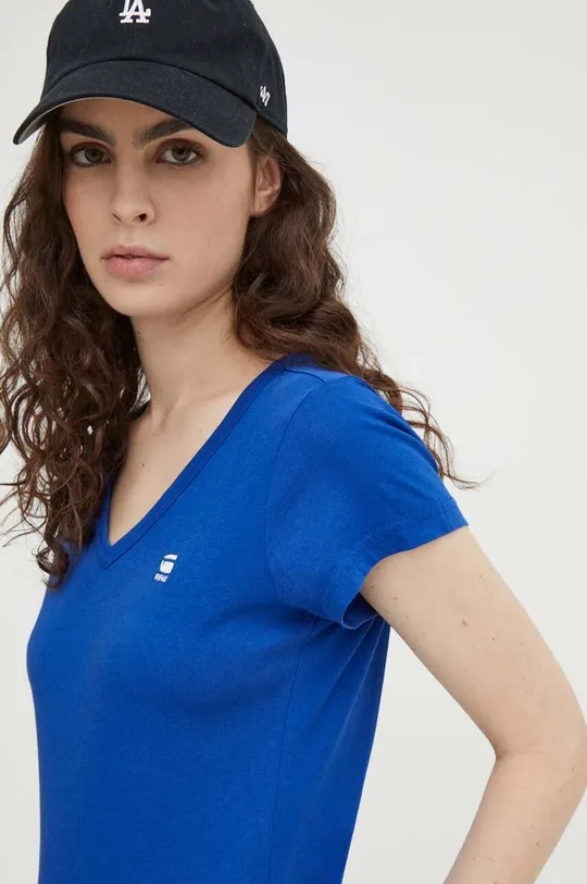 блакитний Бавовняна футболка G-Star Raw Жіночий