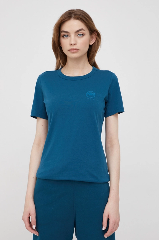 turkusowy G-Star Raw t-shirt bawełniany D21618.336