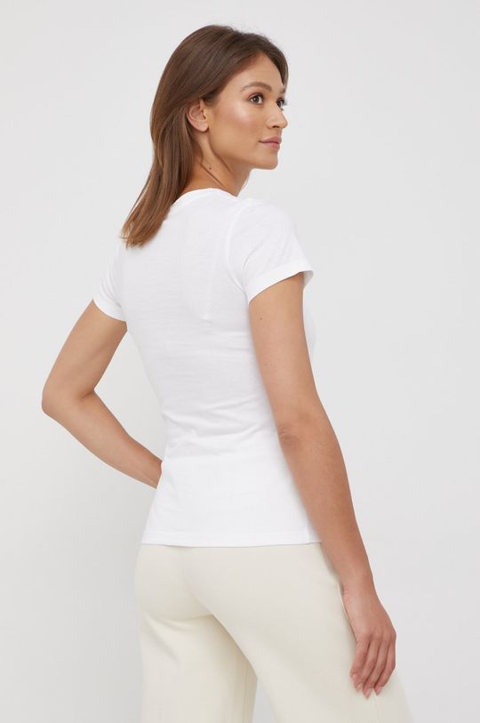 biały Calvin Klein Jeans t-shirt bawełniany J20J220161.9BYY
