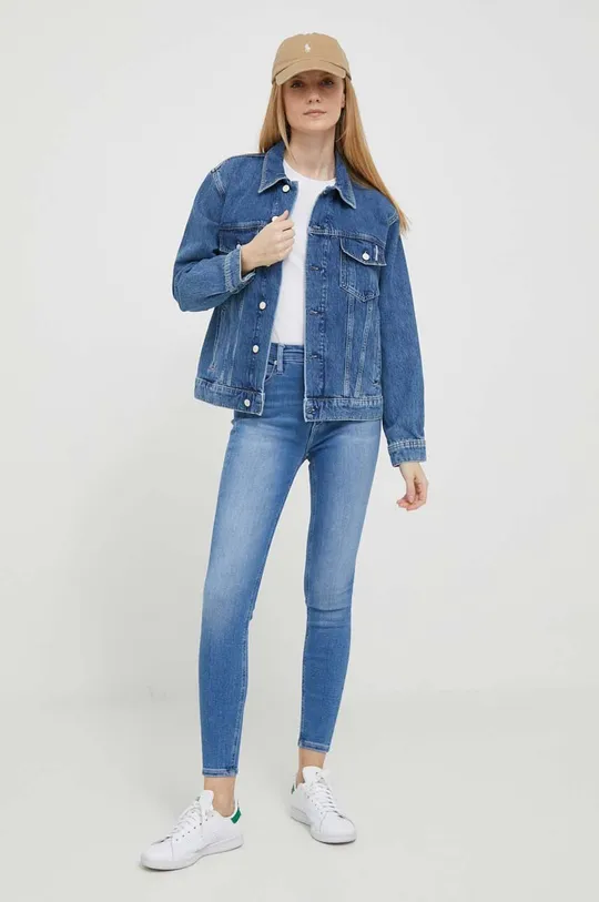 Calvin Klein Jeans t-shirt bawełniany 2-pack Damski