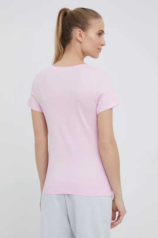różowy Calvin Klein Jeans t-shirt bawełniany (2-pack)