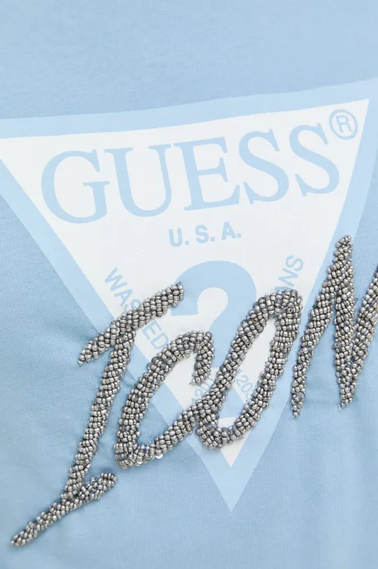 Βαμβακερό μπλουζάκι Guess Γυναικεία