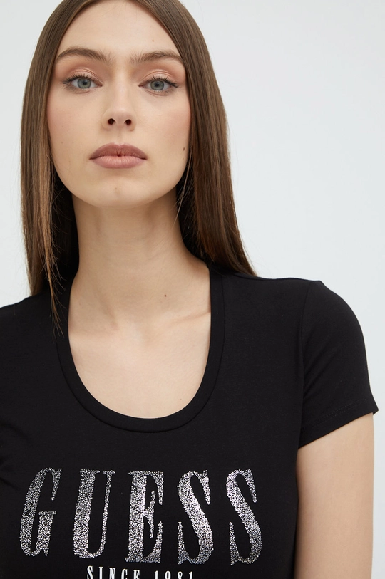 czarny Guess t-shirt