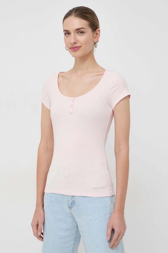 rosa Guess t-shirt Donna