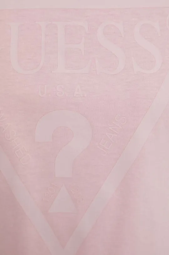rosa Guess t-shirt in cotone