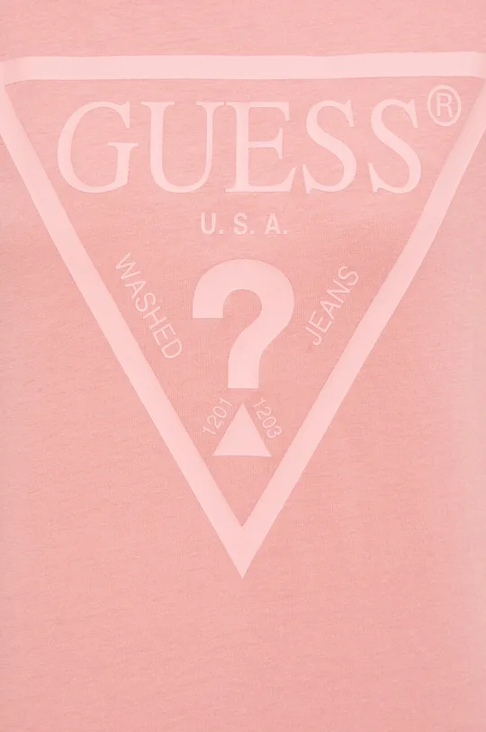 Βαμβακερό μπλουζάκι Guess Γυναικεία