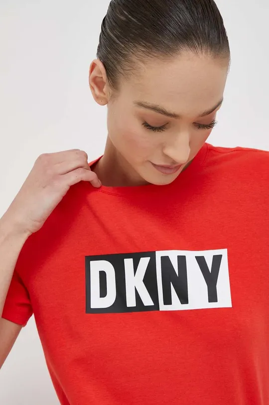 κόκκινο Μπλουζάκι DKNY