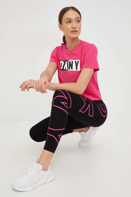 Dkny t-shirt różowy