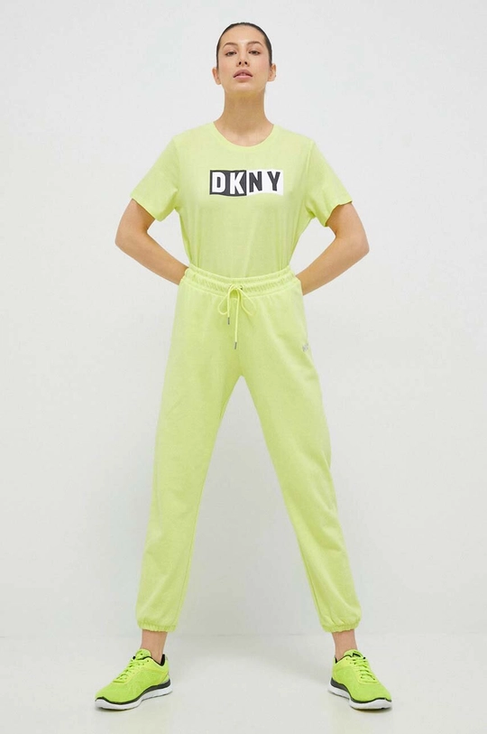 Dkny t-shirt zielony