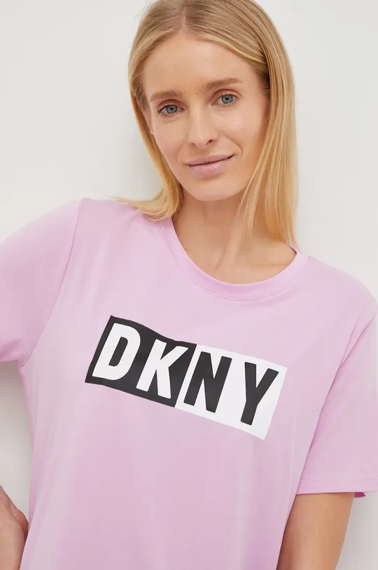 fioletowy Dkny t-shirt Damski