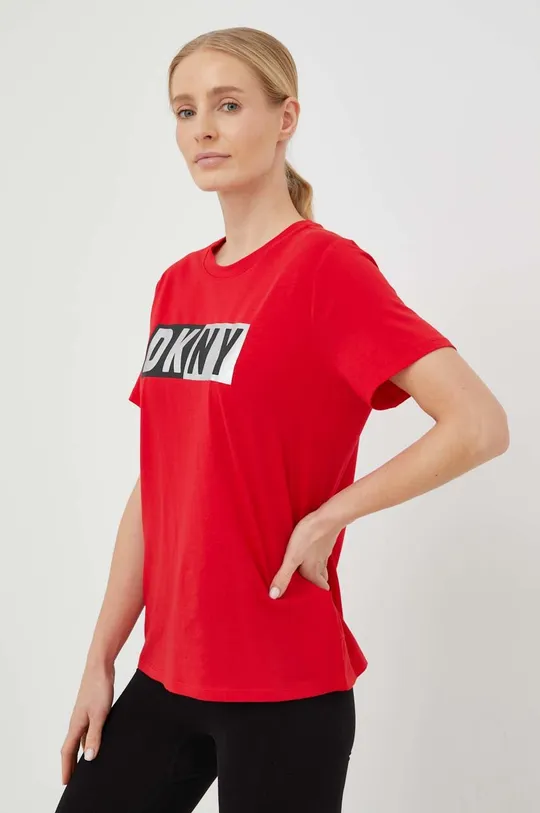 rdeča Kratka majica Dkny Ženski